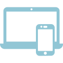 image représentant un smartphone et un écran pour démontrer l'ergonomie de Youdoc